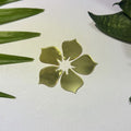 Fancy Golden Flower Acrylic Mirror