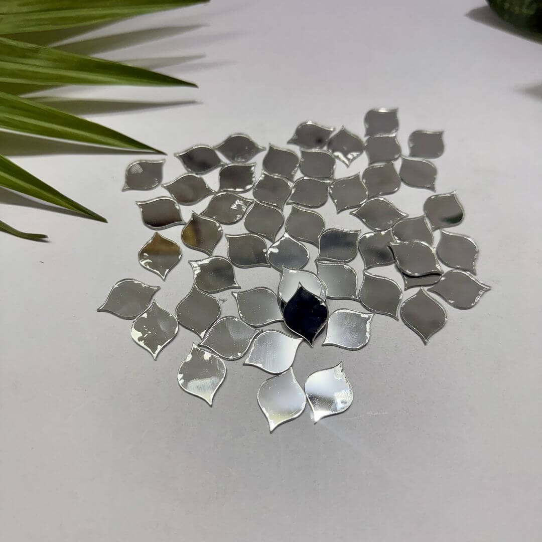 Fancy Shape Silver Acrylic Mirror 3