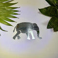 Fancy Silver Right Elephant Acrylic Mirror 7