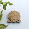 Rajasthani Moustache Wooden Cutout
