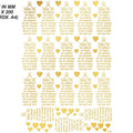 New Emboss Sticker D01