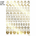 New Emboss Sticker D16