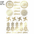 New Emboss Sticker D19