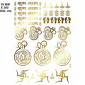 New Emboss Sticker D20