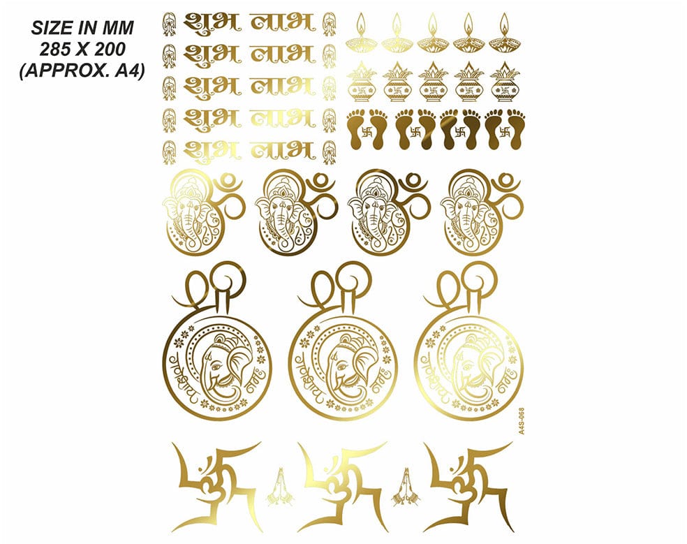 New Emboss Sticker D20
