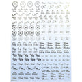 New Emboss Sticker D24