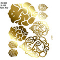 New Emboss Sticker D30