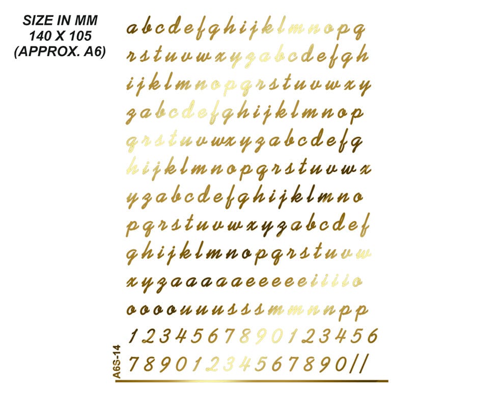 New Emboss Sticker D37
