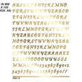New Emboss Sticker D38