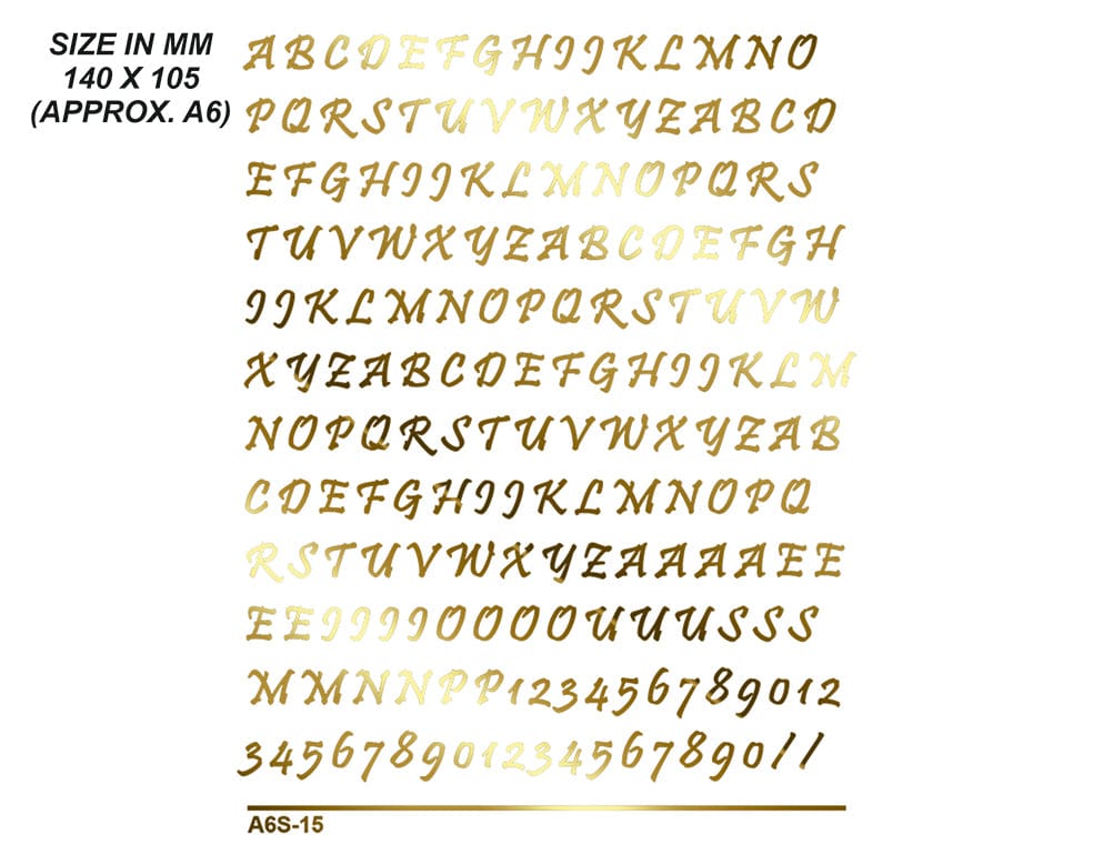New Emboss Sticker D38