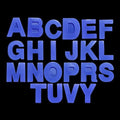 16.5 Cm Monogram Abcd Alphabet Single Letter (20mm deep)