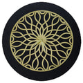 Gold Clock Acrylic Cutout 001
