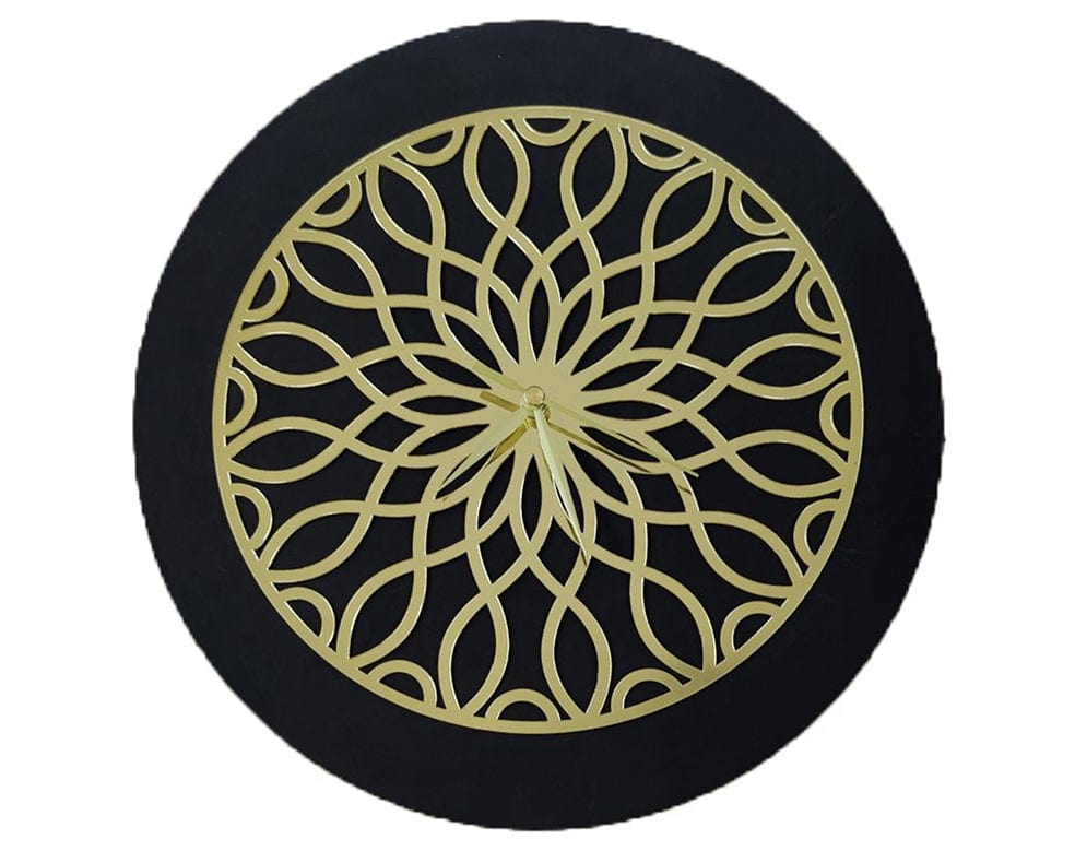 Gold Clock Acrylic Cutout 001