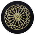 Gold Clock Acrylic Cutout 002
