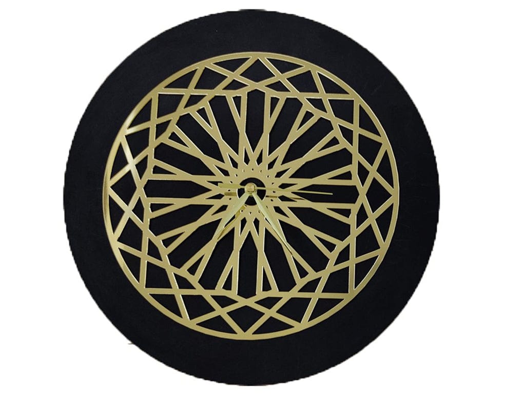 Gold Clock Acrylic Cutout 002
