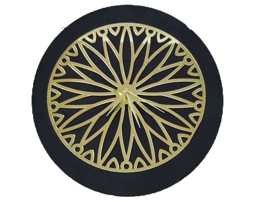 Gold Clock Acrylic Cutout 003