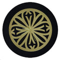 Gold Clock Acrylic Cutout 009
