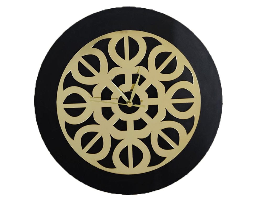 Gold Clock Acrylic Cutout 010