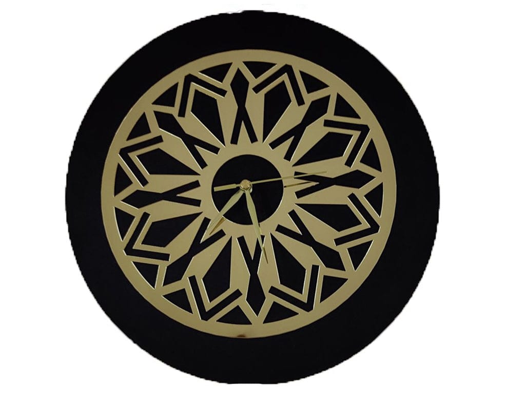 Gold Clock Acrylic Cutout 013