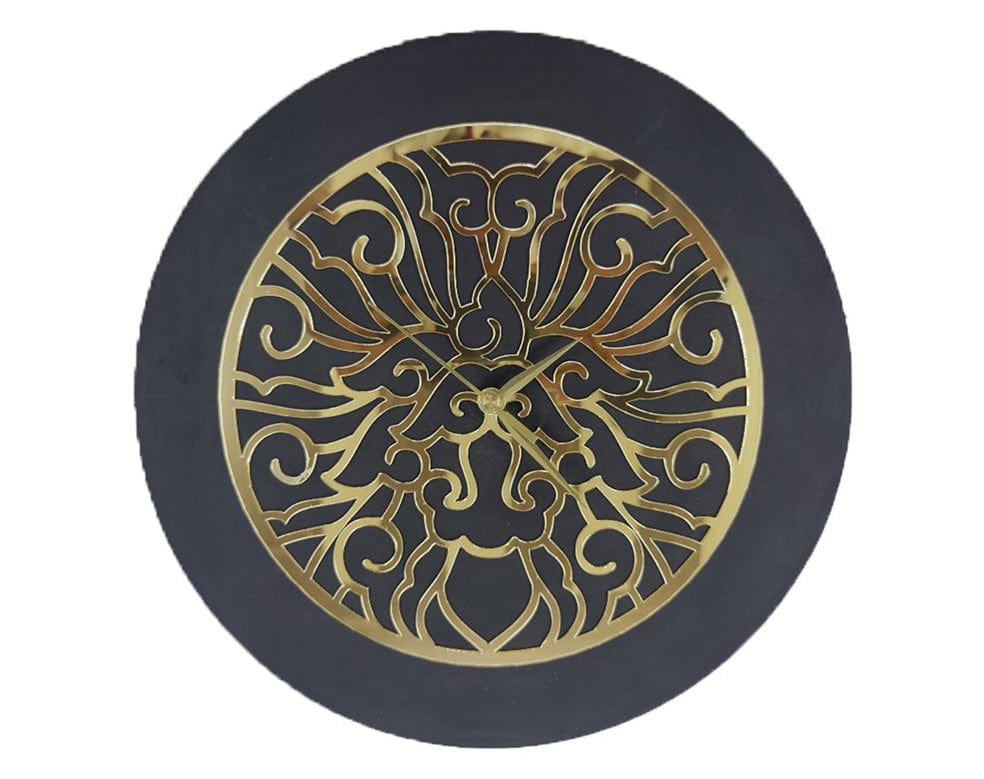 Gold Clock Acrylic Cutout 016