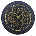 Gold Clock Acrylic Cutout 017