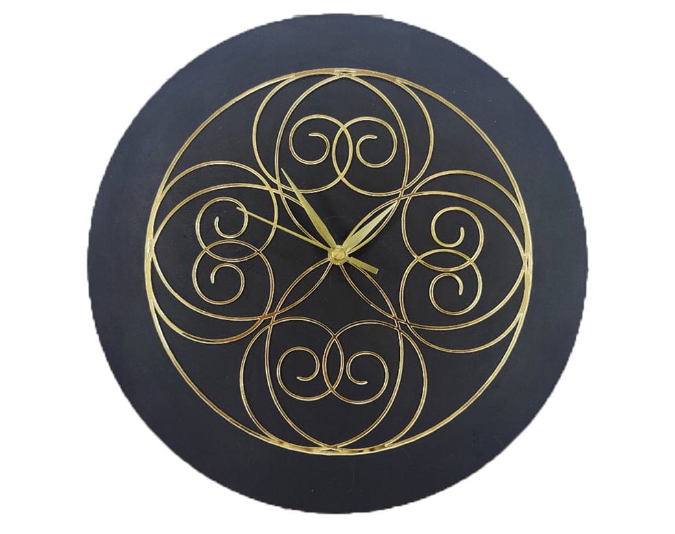 Gold Clock Acrylic Cutout 017