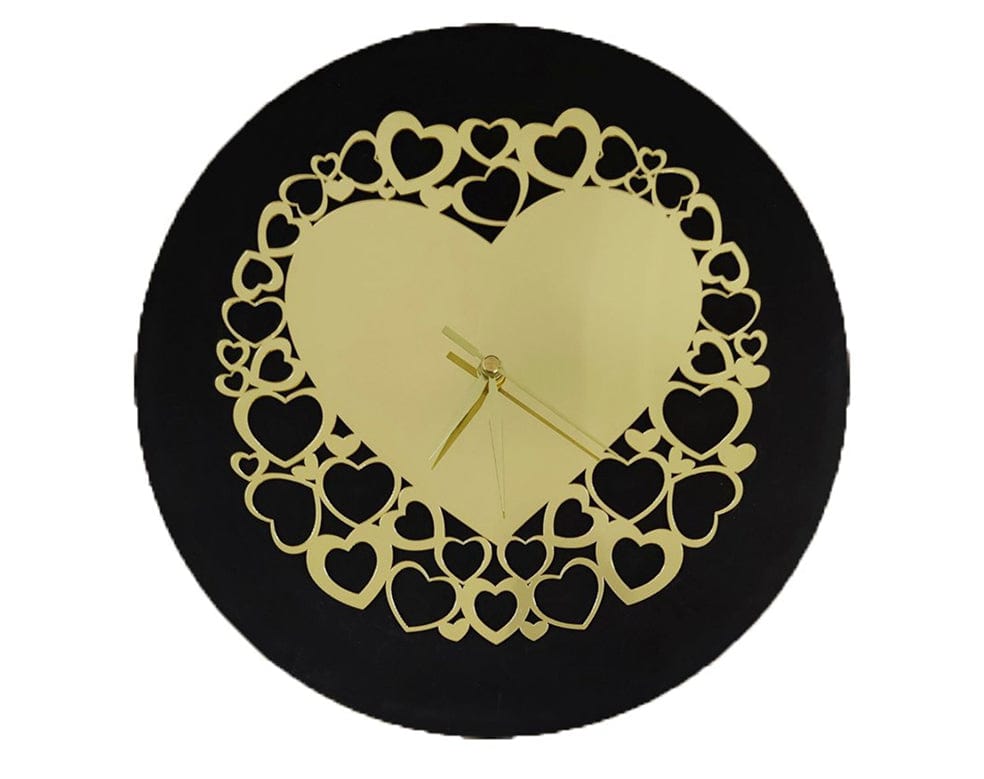 Gold Clock Acrylic Cutout 019