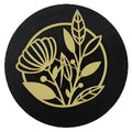 Gold Clock Acrylic Cutout 020