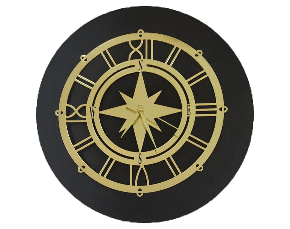 Gold Clock Acrylic Cutout 021