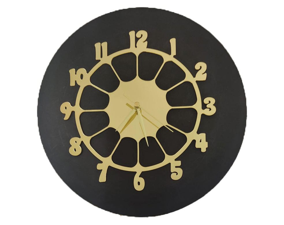 Gold Clock Acrylic Cutout 022