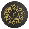 Gold Clock Acrylic Cutout 024