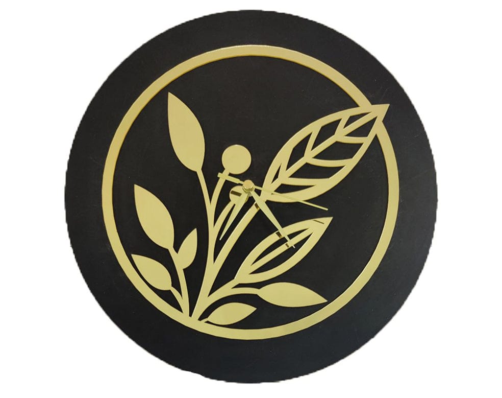 Gold Clock Acrylic Cutout 027