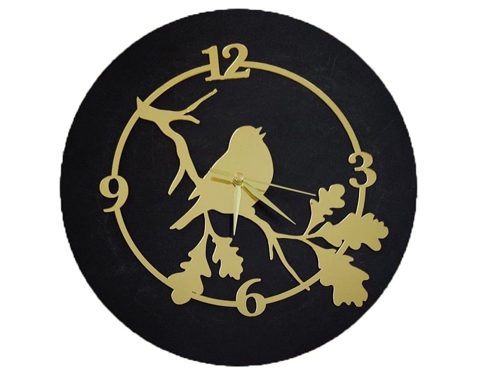 Gold Clock Acrylic Cutout 028