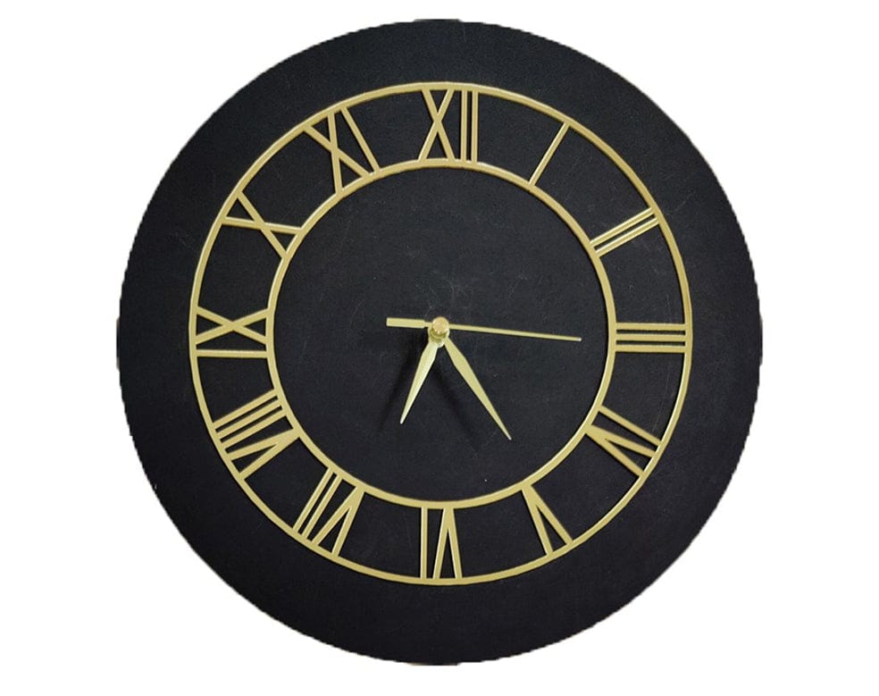 Gold Clock Acrylic Cutout 032