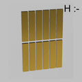 Gold 12Pcs (2" Sticks) Acrylic Cutout