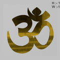 Om 1" (6Pcs/Pkt) Acrylic Cutout