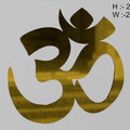 Om 2.5" (6Pcs/Pkt) Acrylic Cutout