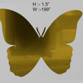 Butterfly 1.5" (6Pcs/Pkt) Acrylic Cutout