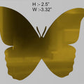 Butterfly 2.5" (2Pcs/Pkt) Acrylic Cutout