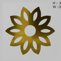 Flower Designs (2Pcs/Pkt) Acrylic Cutout