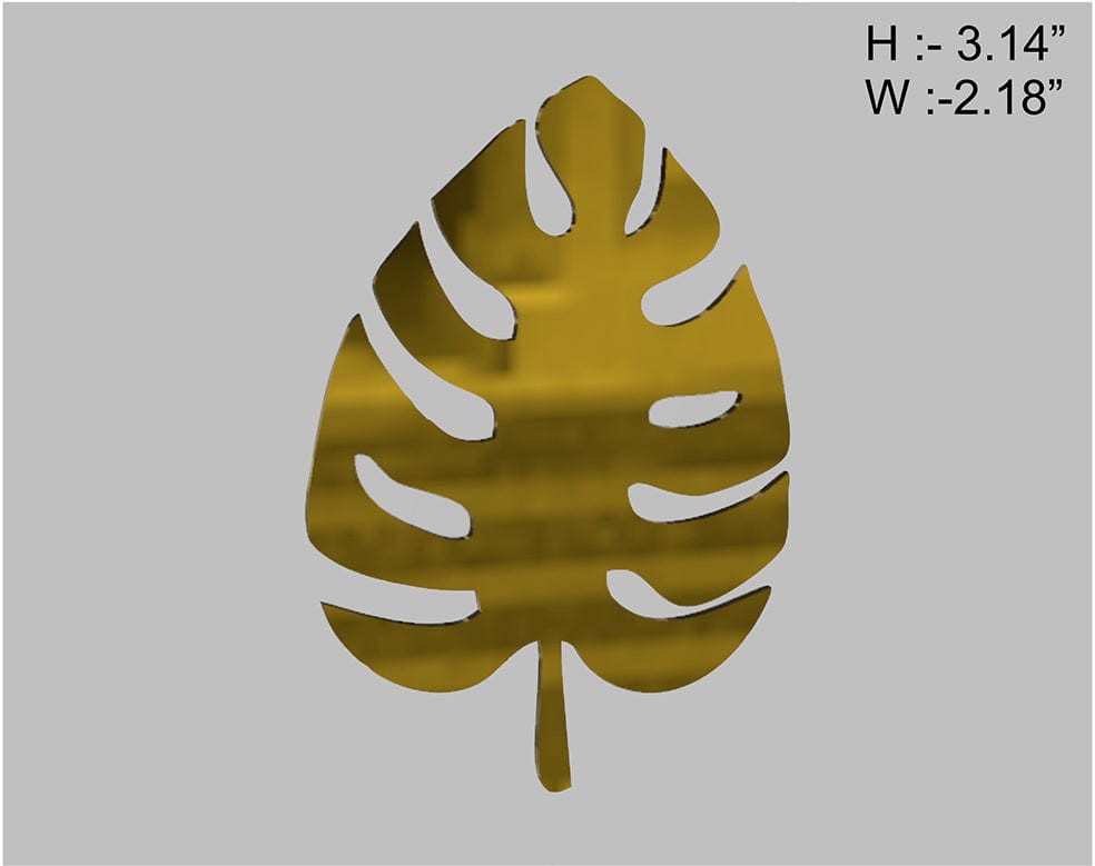 Tropical Leaf (6Pcs/Pkt) Acrylic Cutout