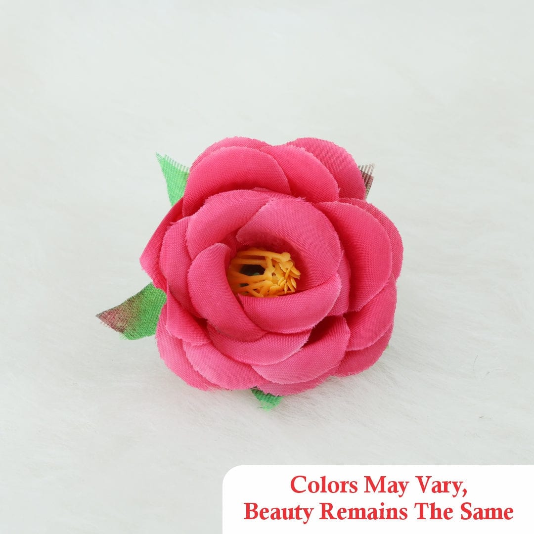 Fabric Rose Artificial flowers D02 (50pcs/pkt)