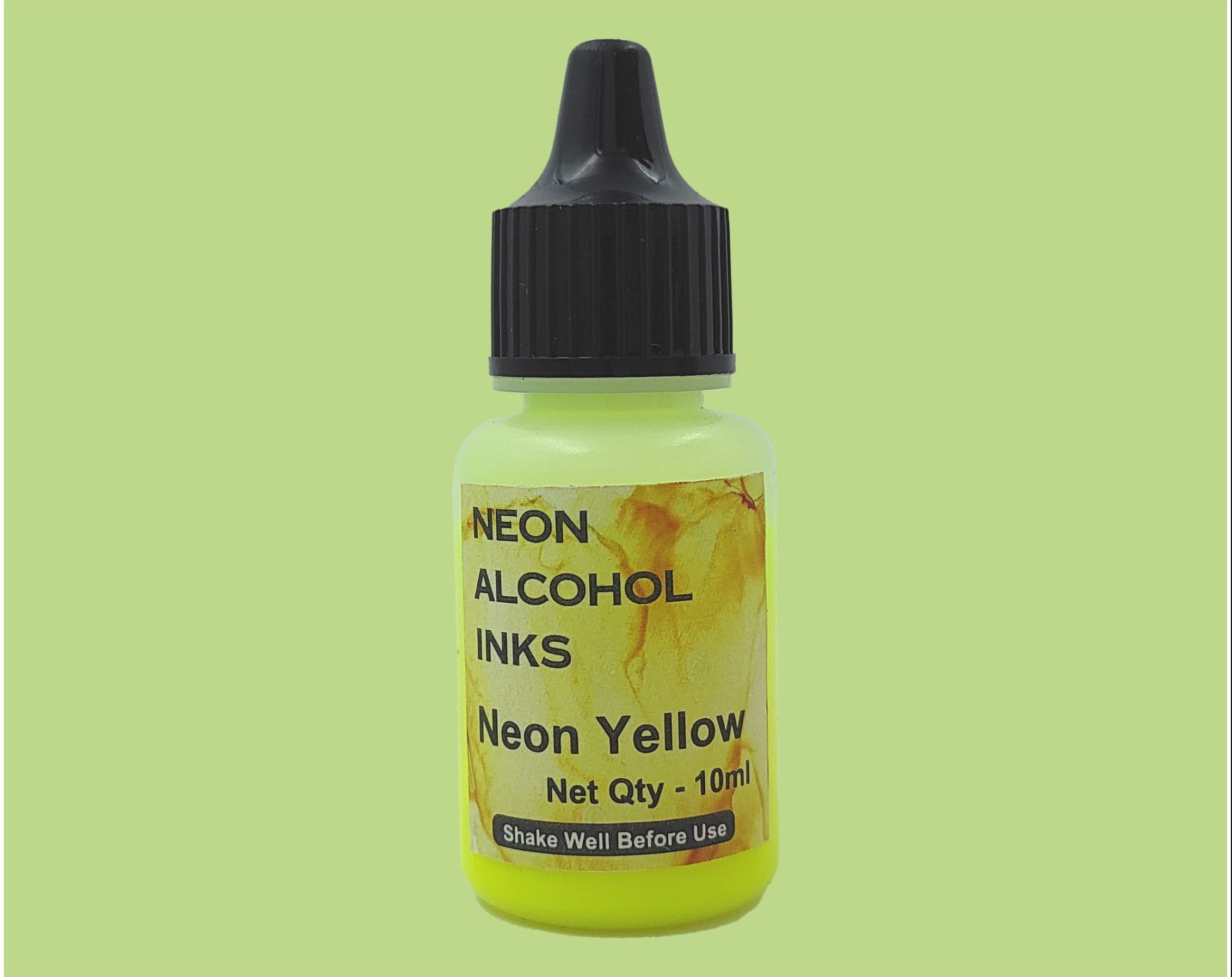Neon Alchohol Ink