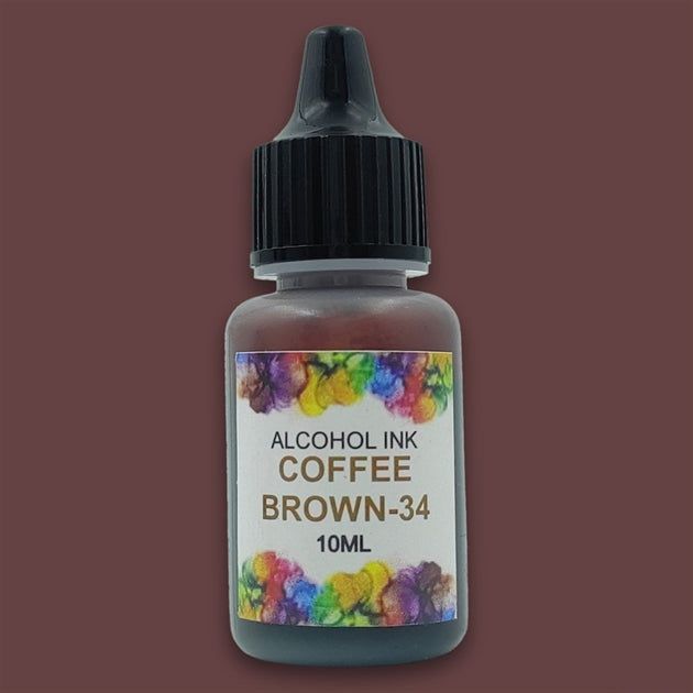 Coffee Brown Alcohol Ink 10Ml