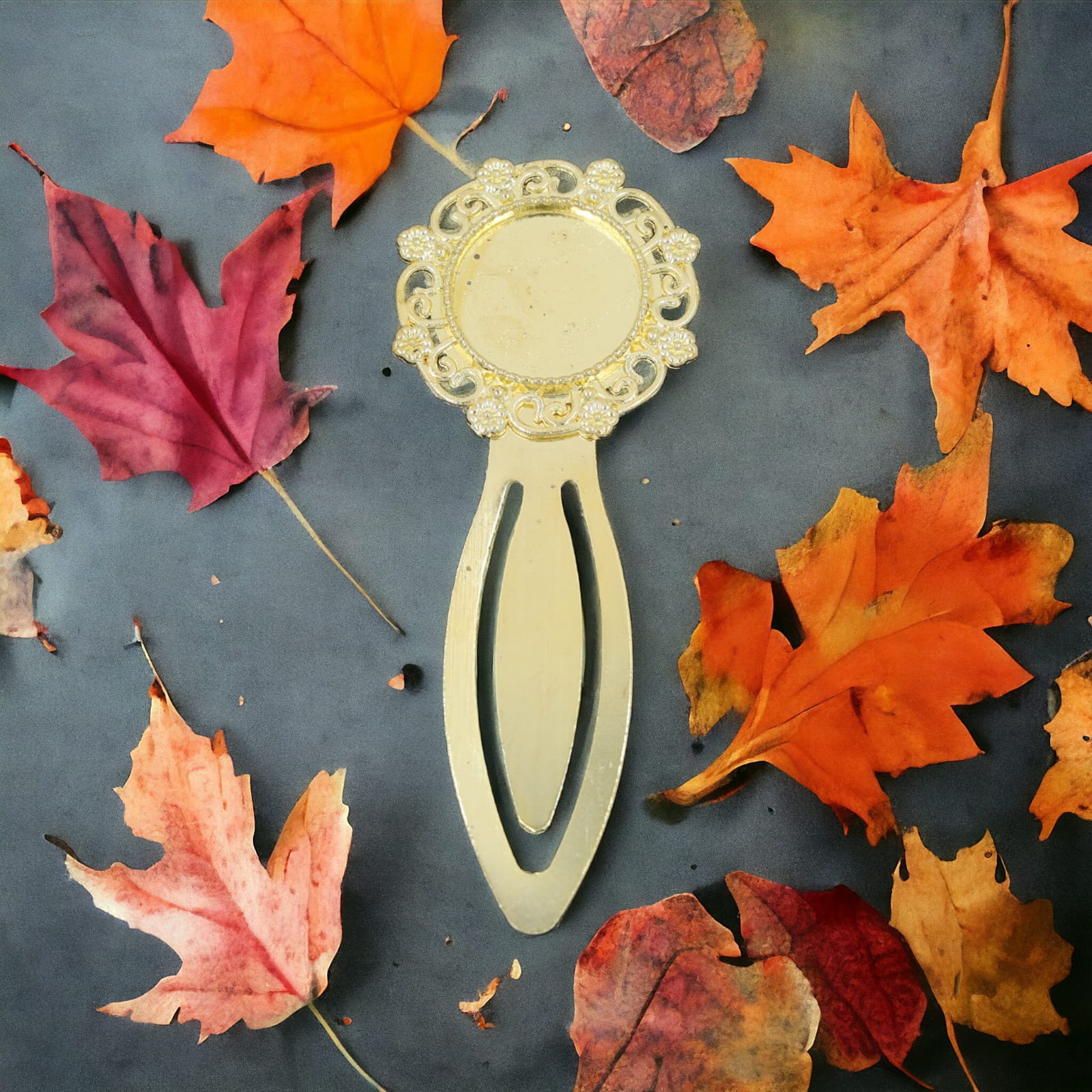 Gold Bookmark Bezels (4pcs/pkt)