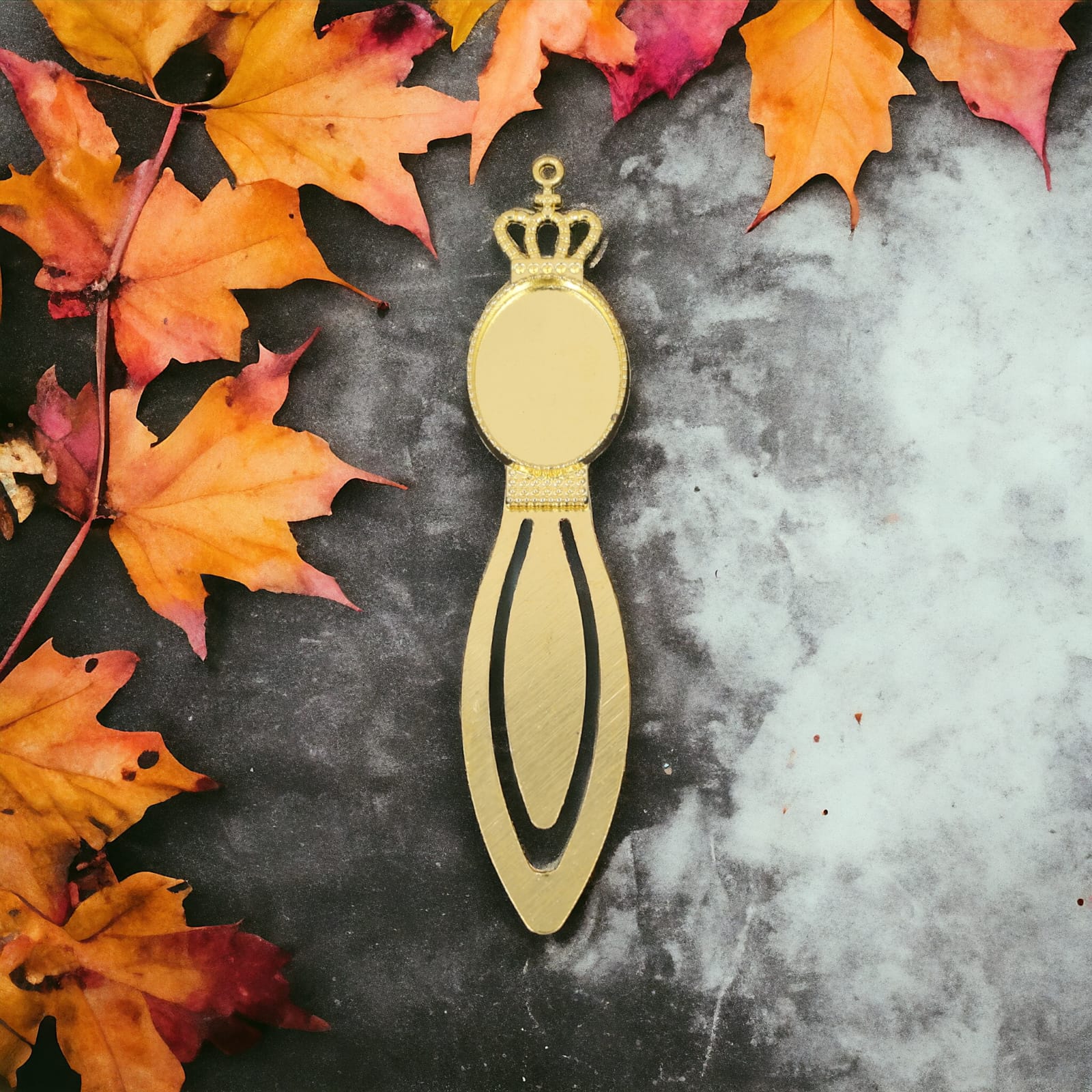 Gold Bookmark Bezels (4pcs/pkt)