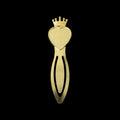 Gold Bookmark Bezels (4pcs/pkt)