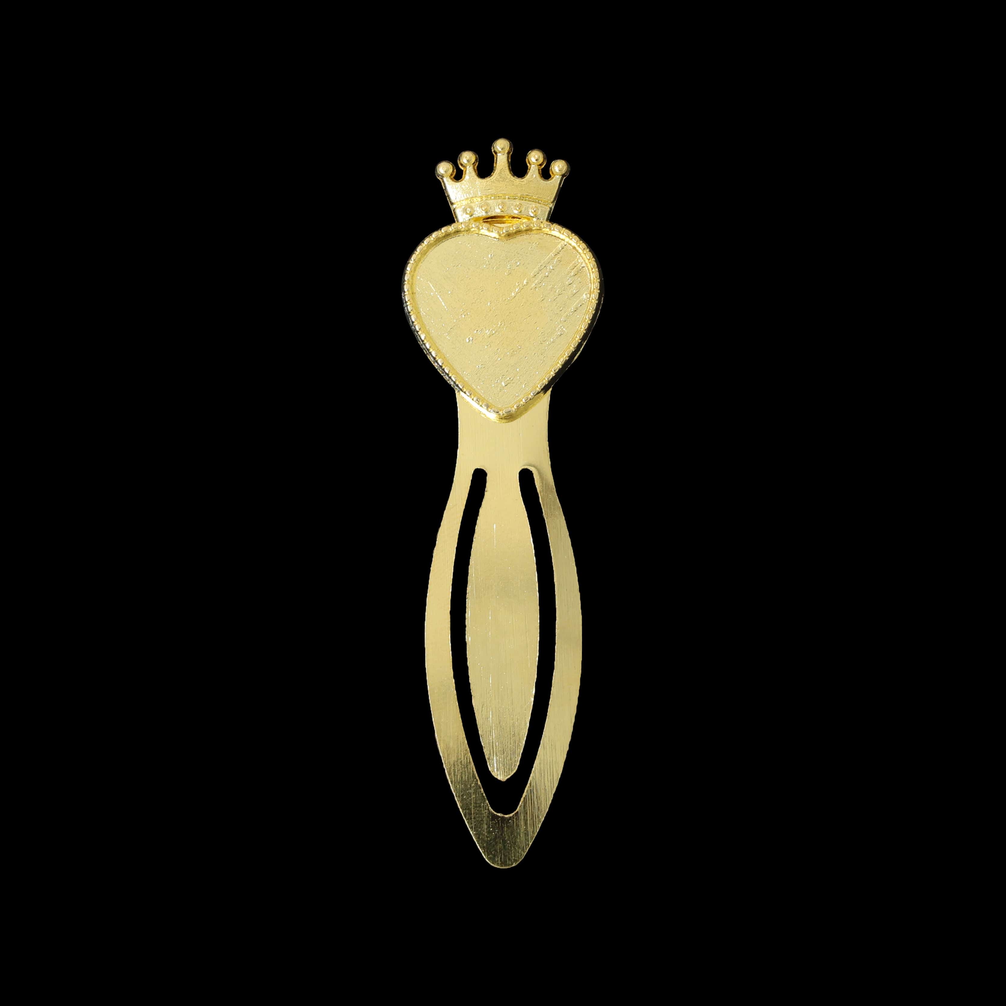 Gold Bookmark Bezels (4pcs/pkt)