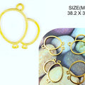 Gold Balloon Bezels Bz065