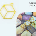 Gold Kube Bezel Bz068